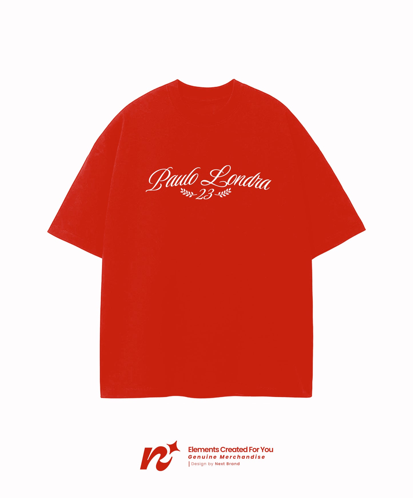 Camiseta Paulo Londra - Edición Home Run Roja