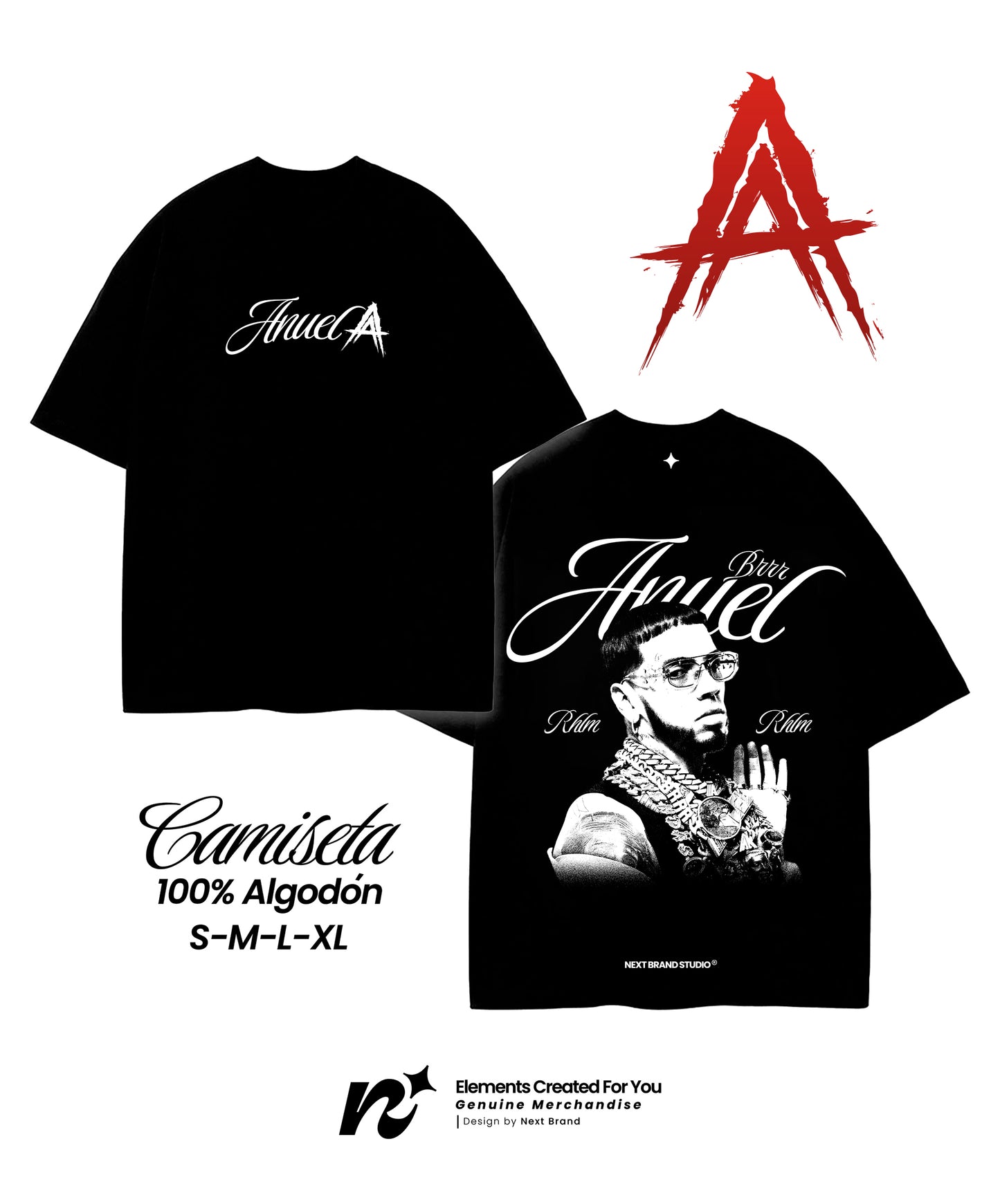Camiseta Anuel Real Hasta la Muerte