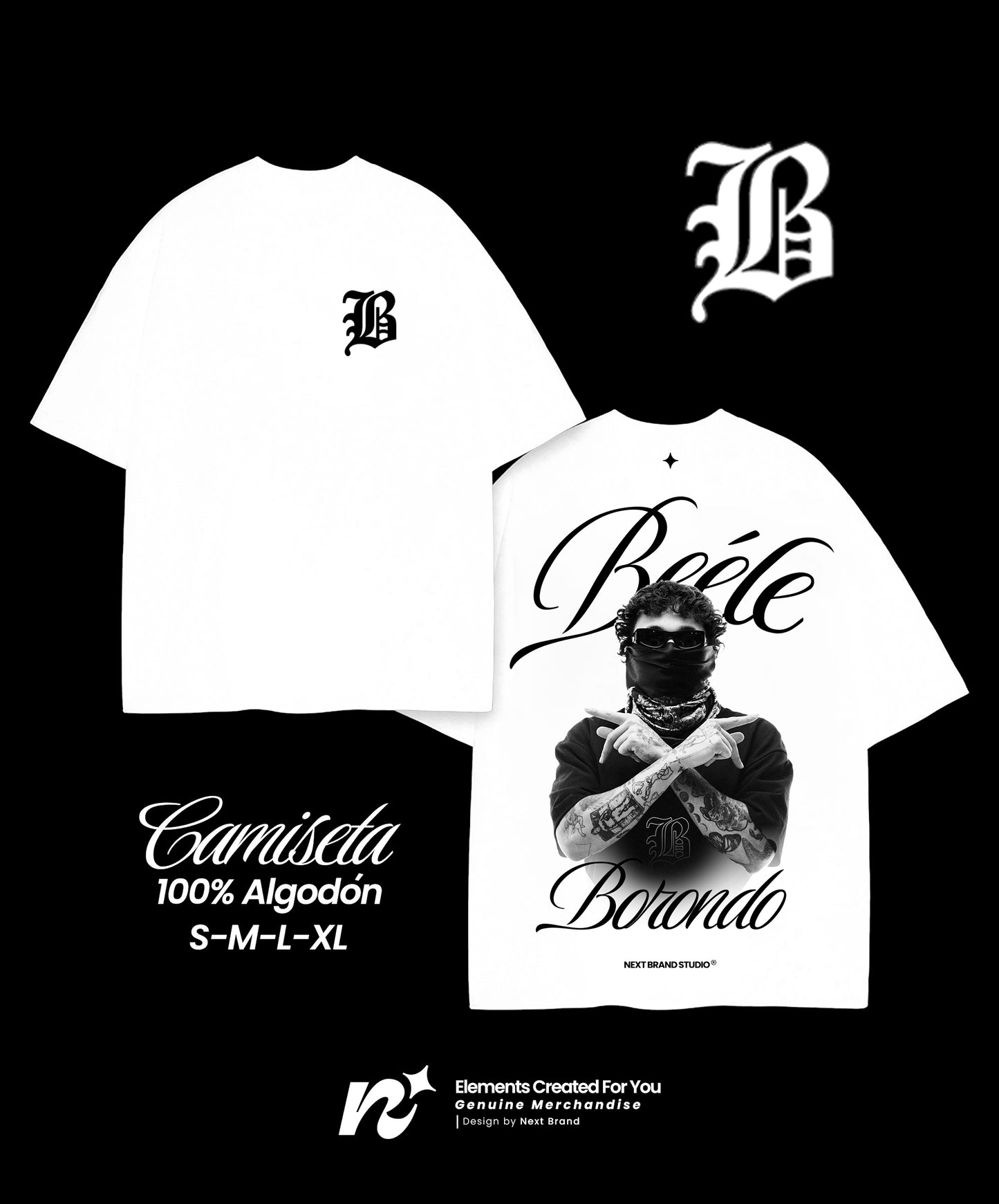 Camiseta Oficial Beéle - Merch Exclusivo