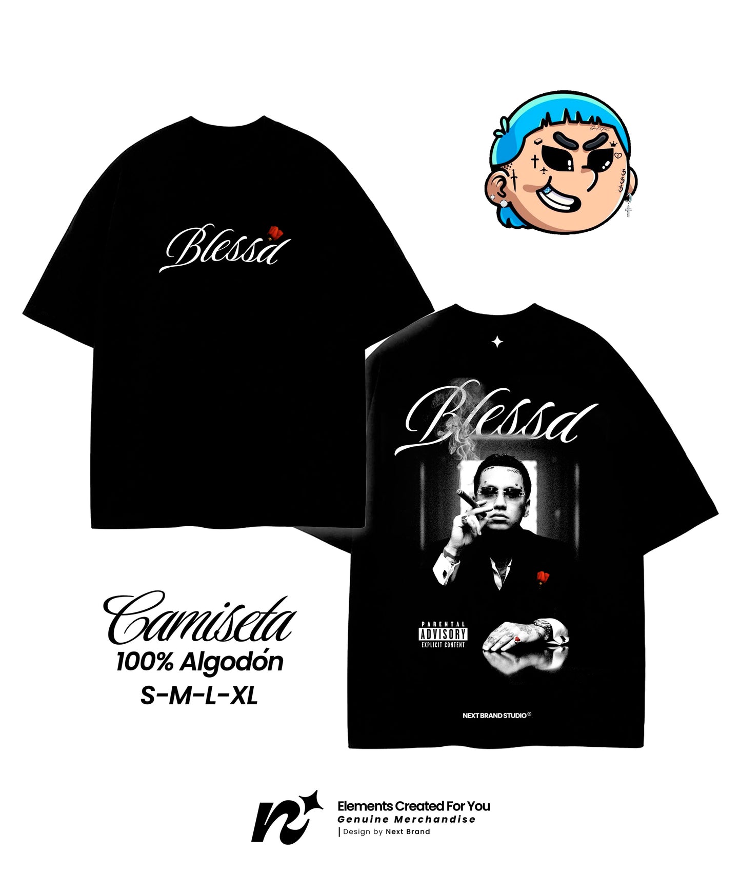 Camiseta Blessd - EXTRADITABLESSD