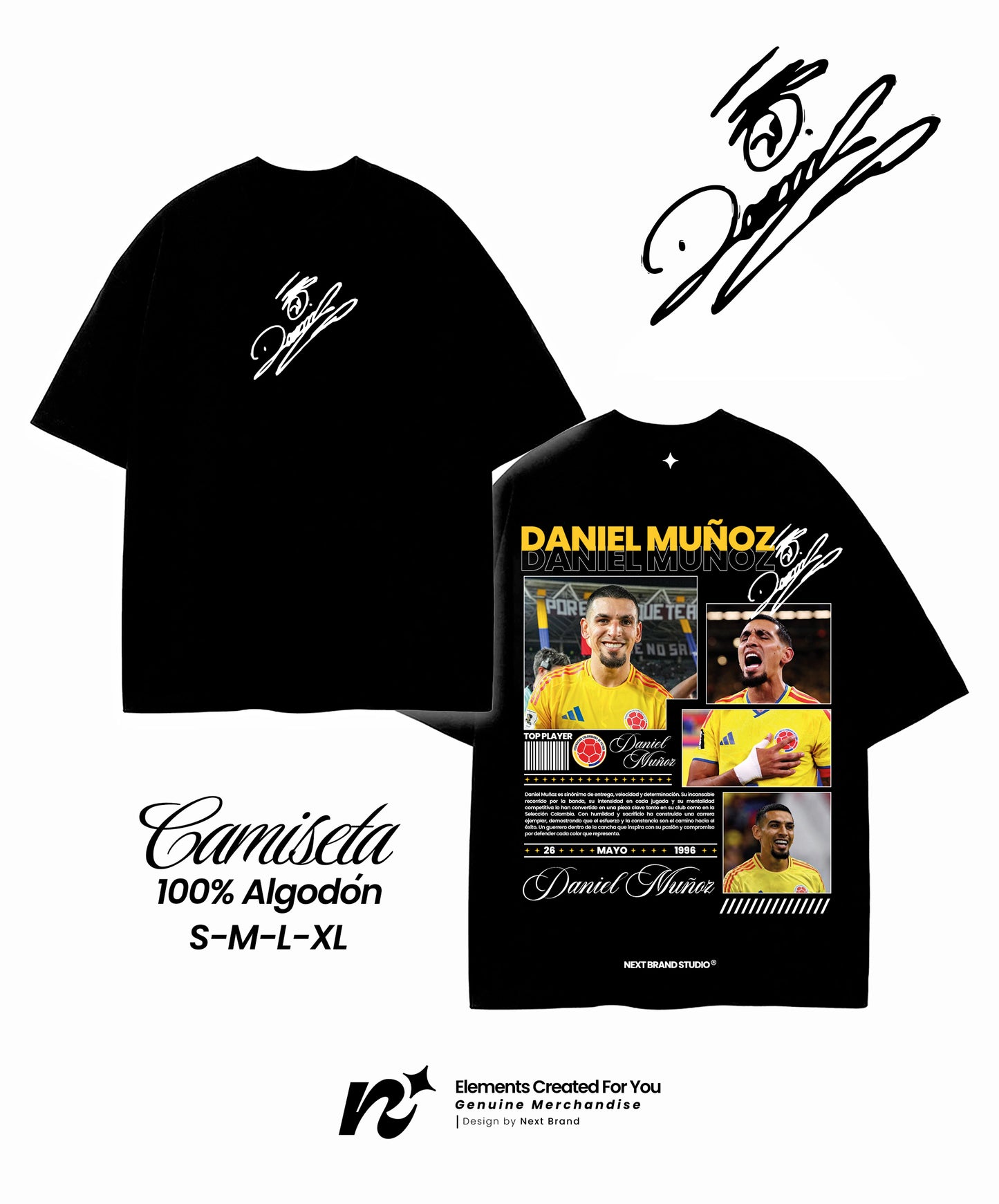 Camiseta Daniel Muñoz