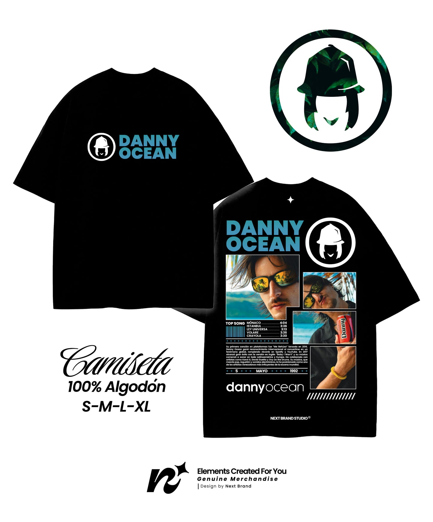 Camiseta Danny Ocean - Diseño Exclusivo Me Rehúso