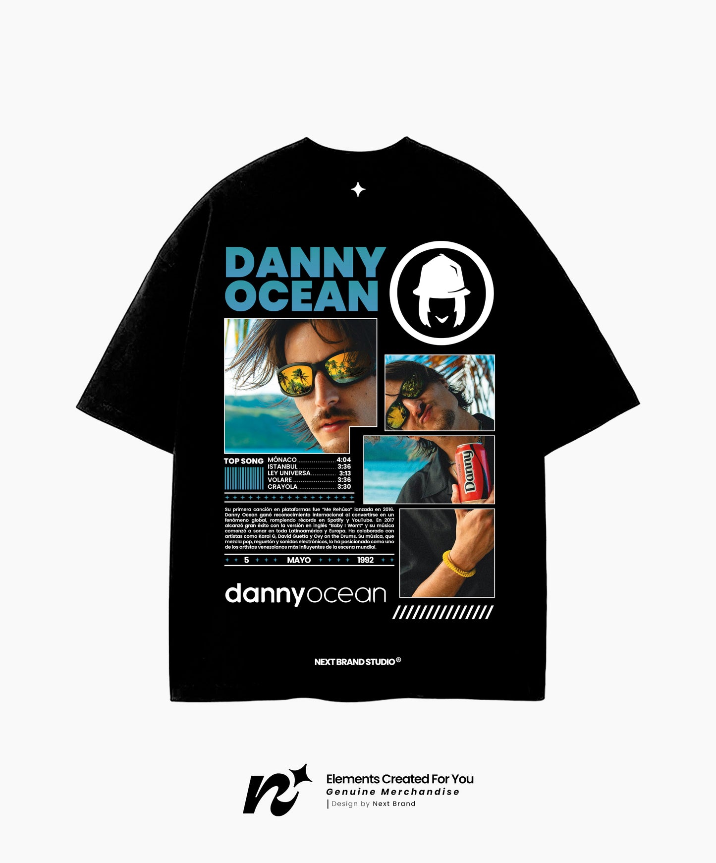 Camiseta Danny Ocean - Diseño Exclusivo Me Rehúso