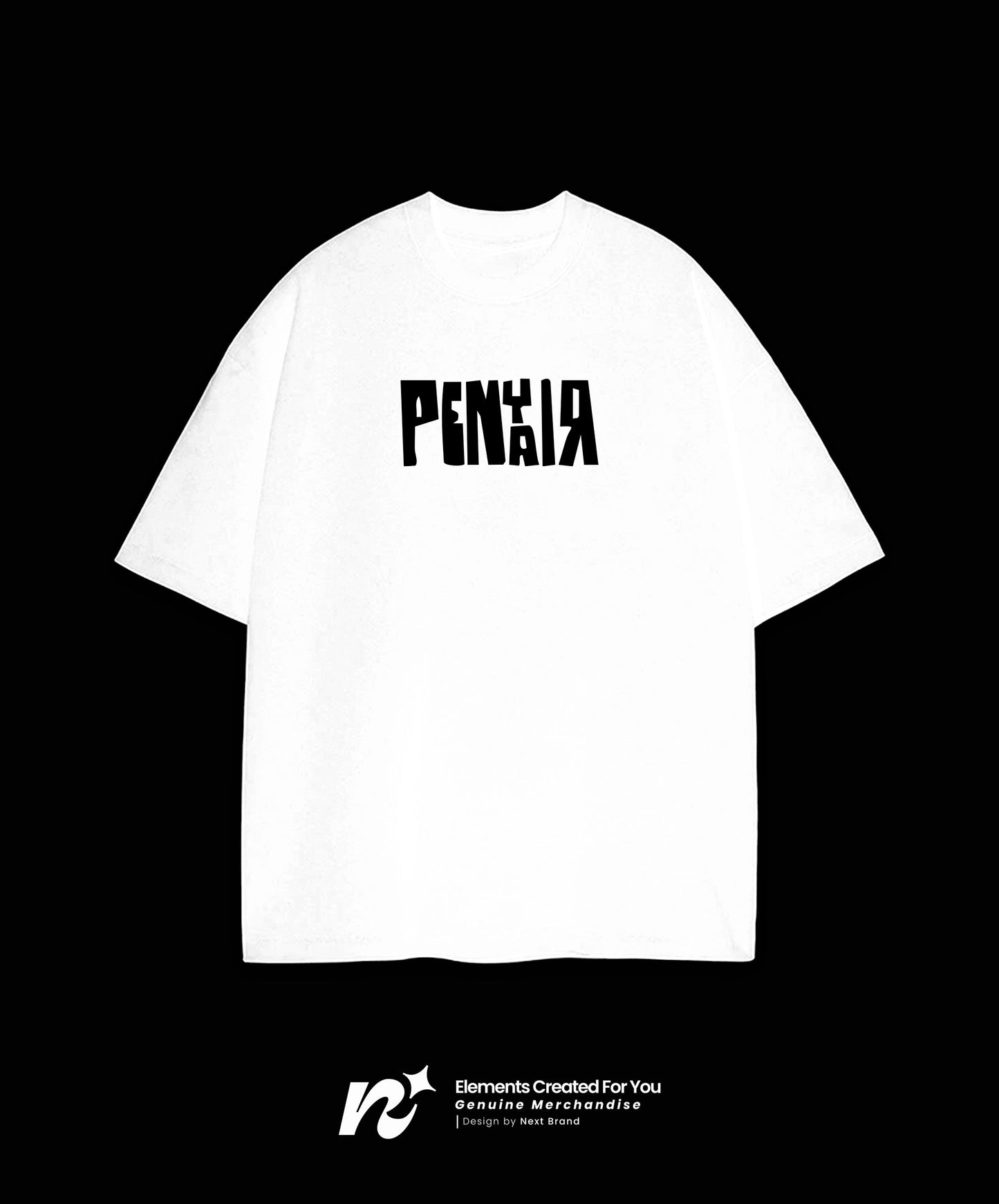 Camiseta Penyair - Mosaico Blanca