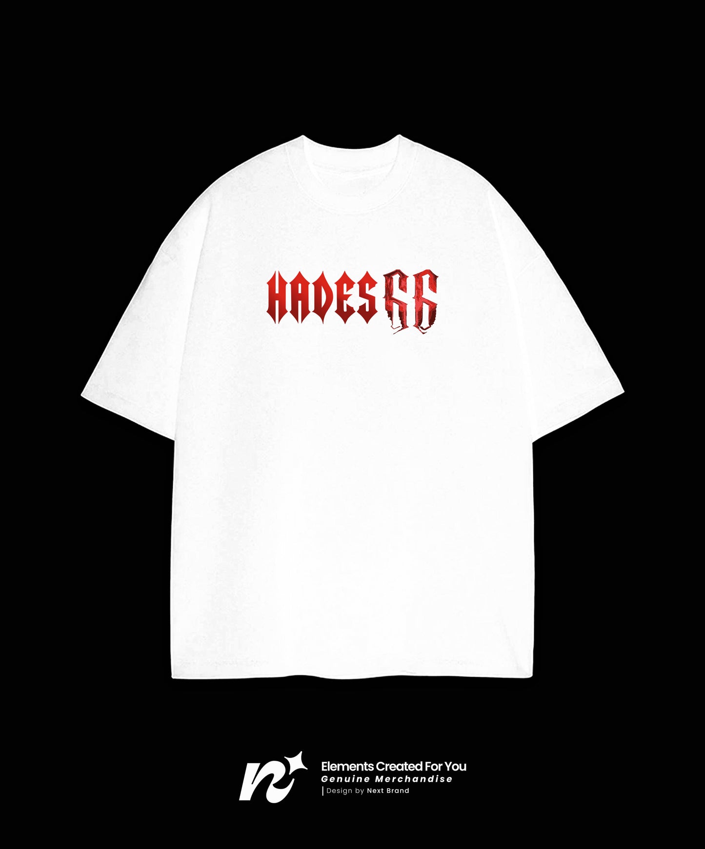 Camiseta Hades66 - Mosaico Blanca