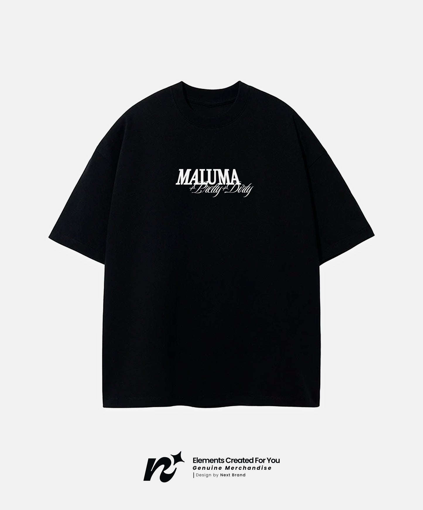 Camiseta Maluma - Más Pretty Negra