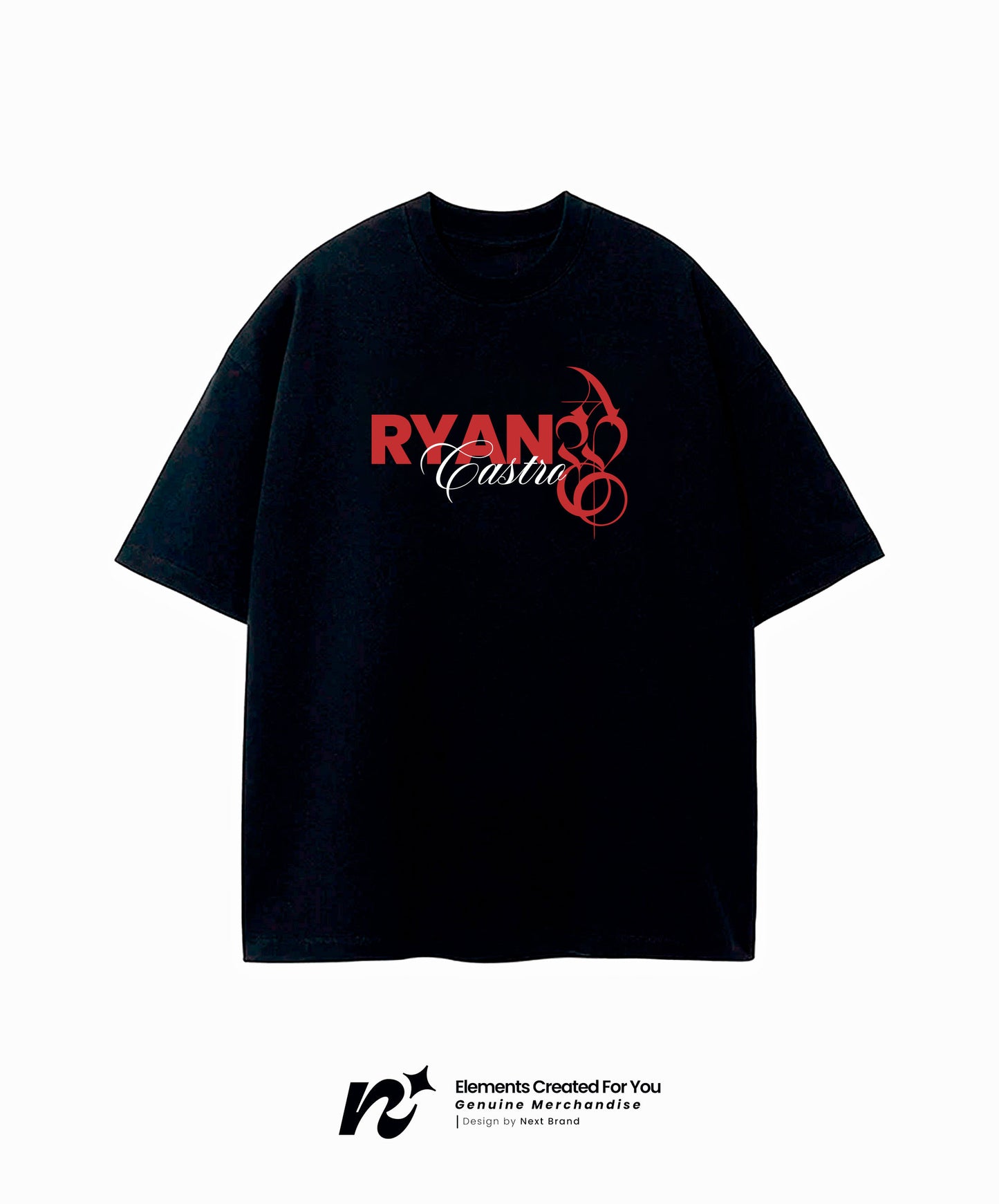 Camiseta Ryan Castro - Mosaico en Negro