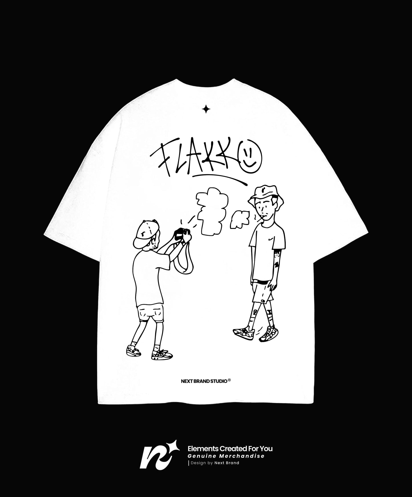 Camiseta Rels B - Player Hater Blanca