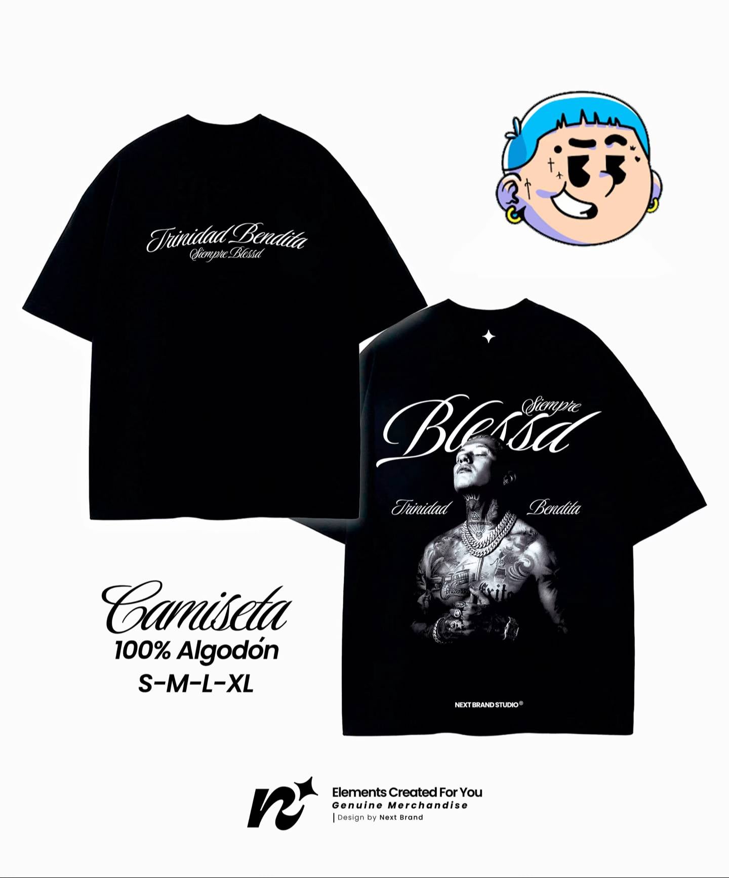 Camiseta Blessd - Trinidad Bendita EP