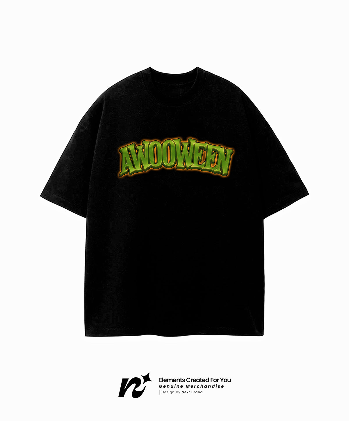 Camiseta Ryan Castro Awooween Estampado Atrás Negra