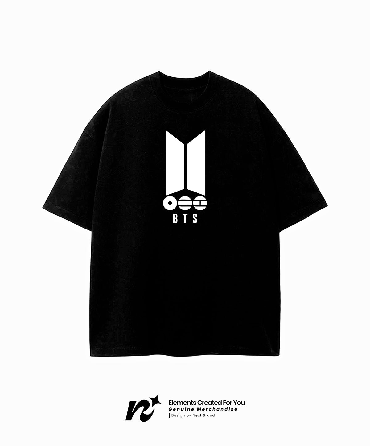 Camiseta BTS ARMY Rostros Negra