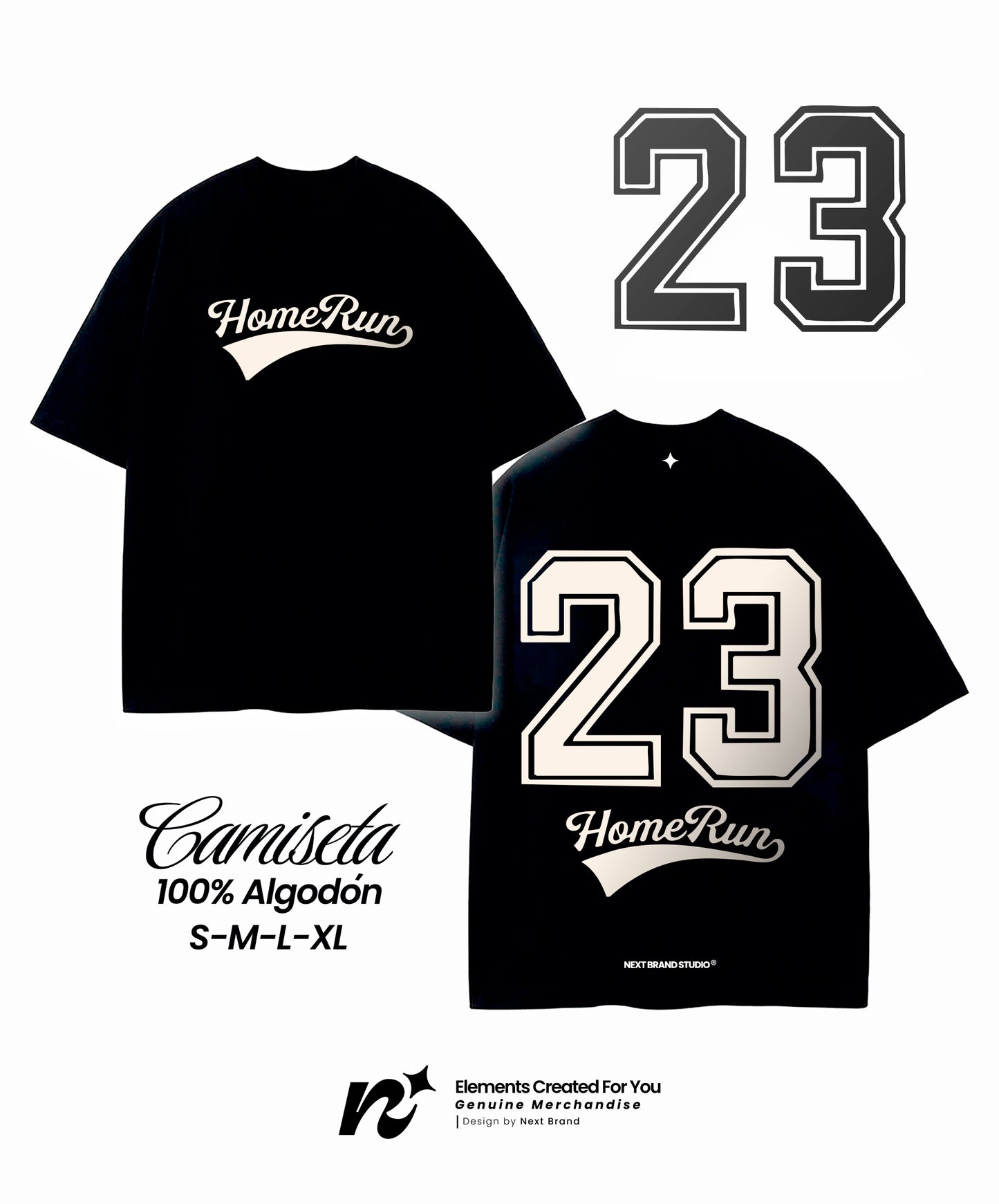 Camiseta Paulo Londra - Edición Home Run Negra