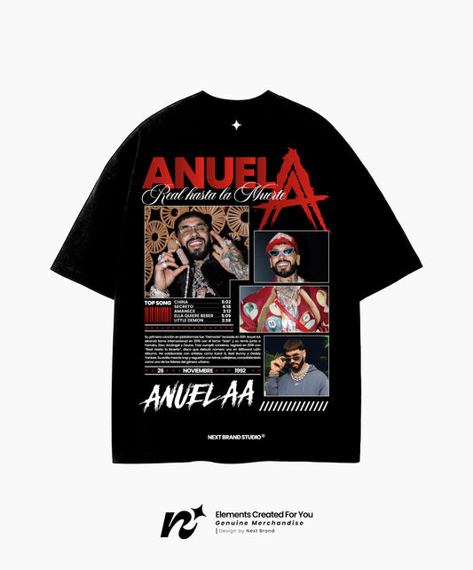 Camiseta Anuel AA - Edición Limitada Negra