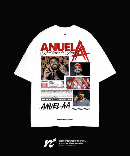 Camiseta Anuel AA - Edición Limitada Blanca