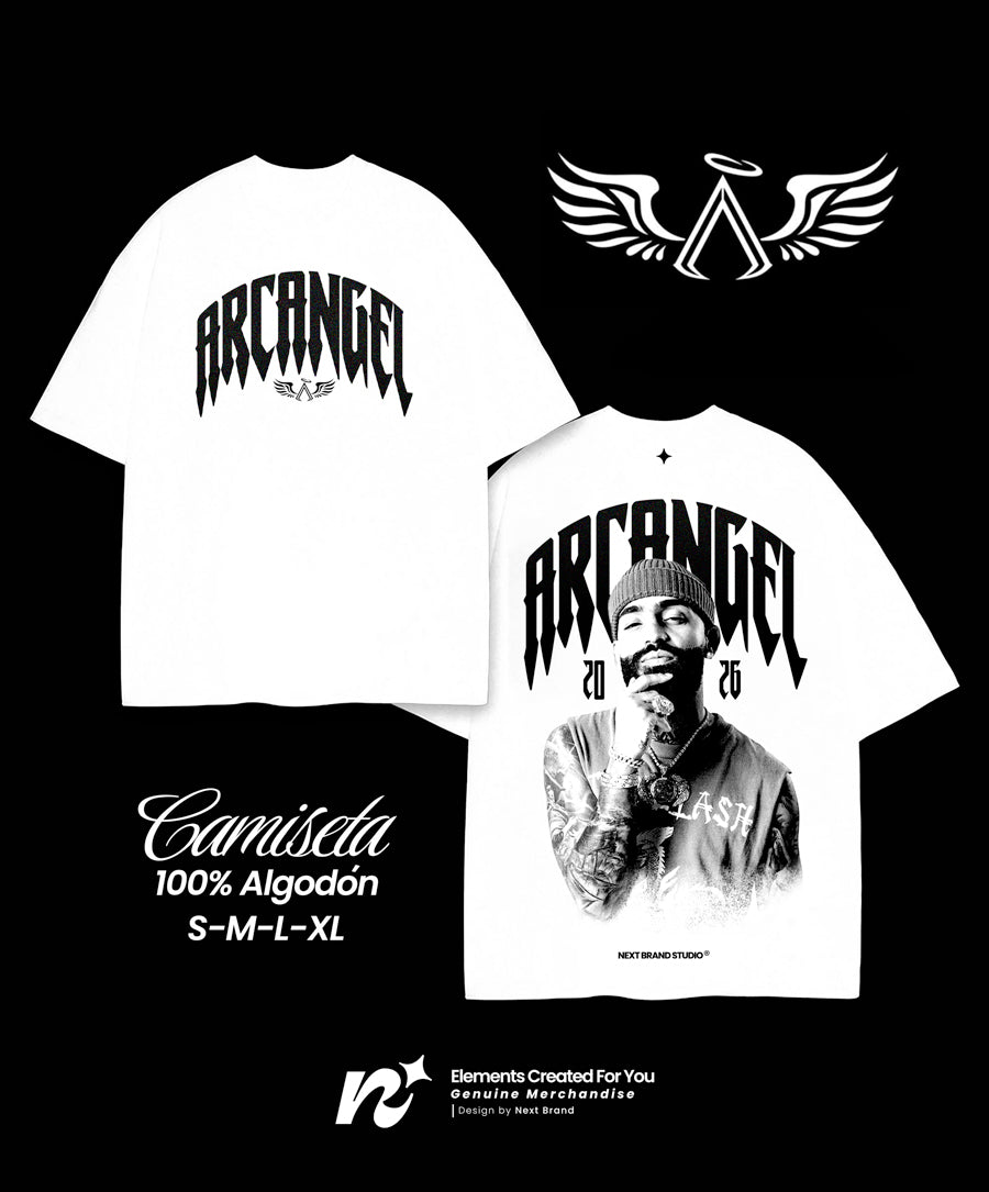 Camiseta Arcángel – La Octava Maravilla Blanca