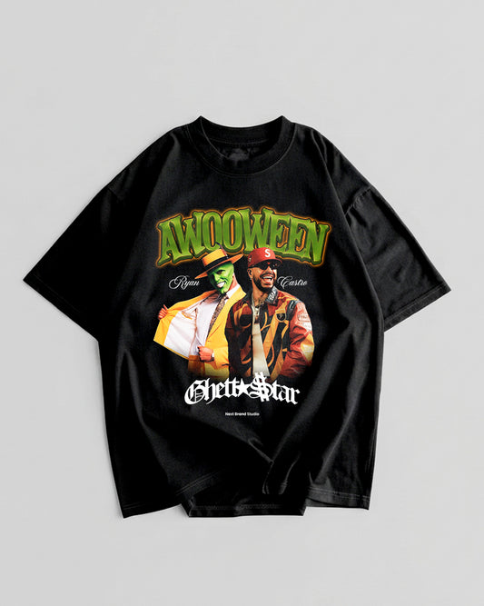 Camiseta Ryan Castro Awooween Frontal Negra