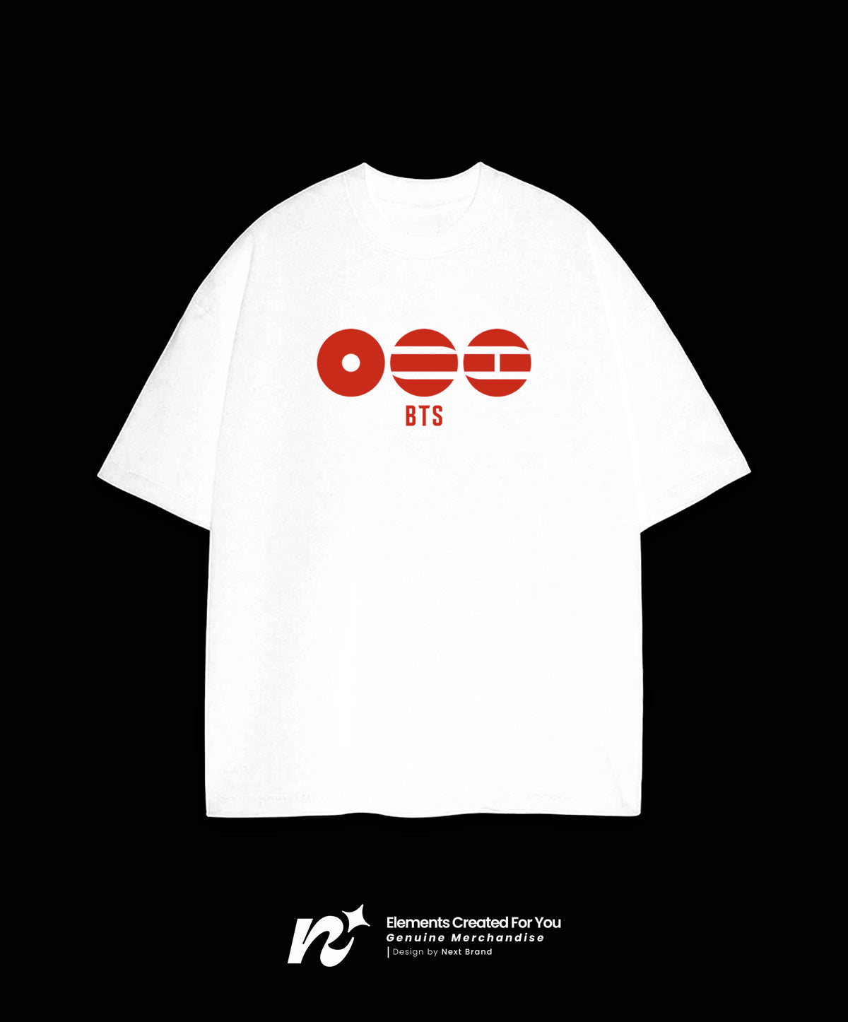 Camiseta BTS ARMY Blanca