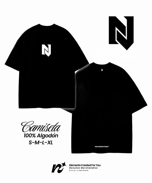 Camiseta Nicky Jam - Negra Basica