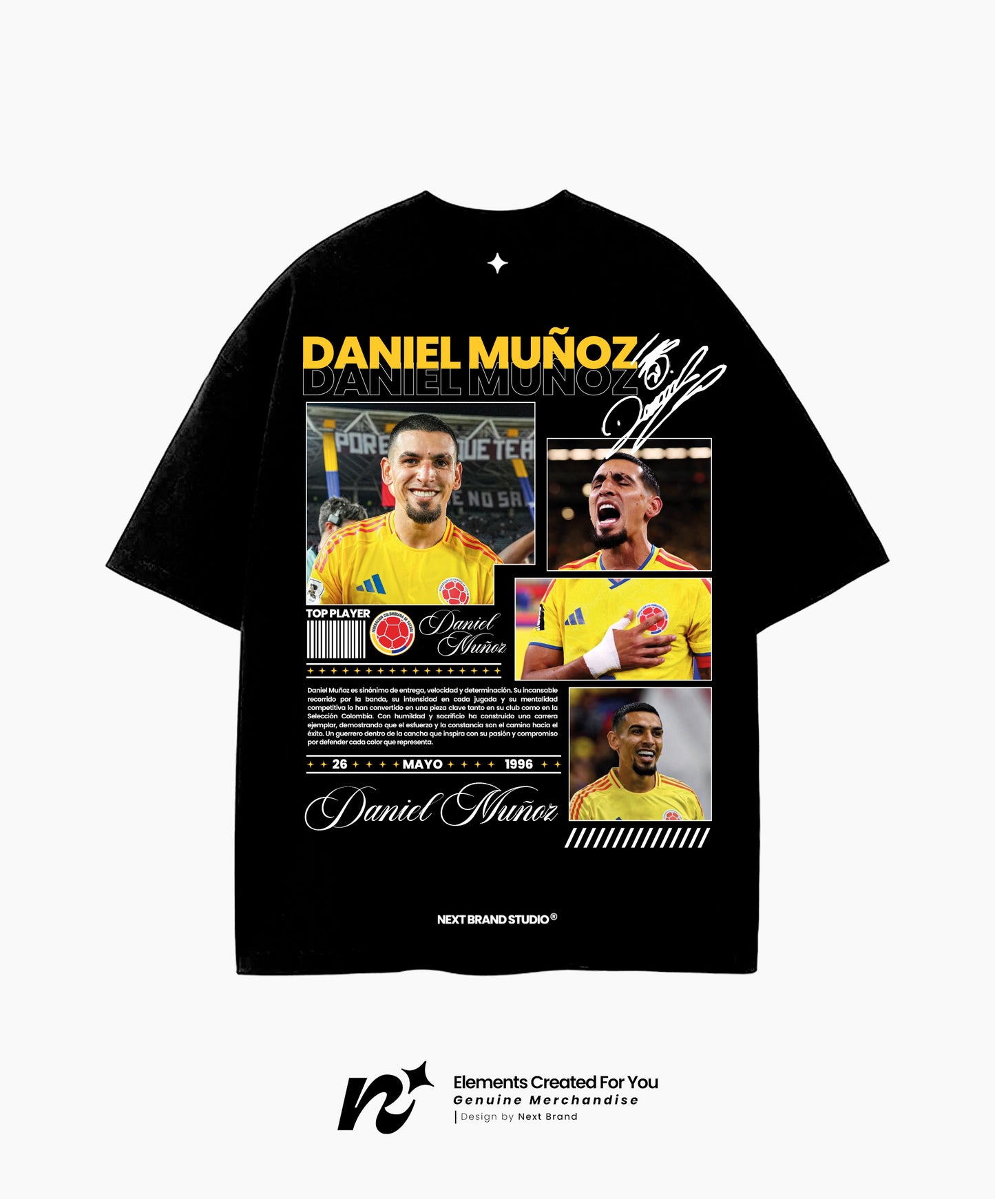 Camiseta Daniel Muñoz