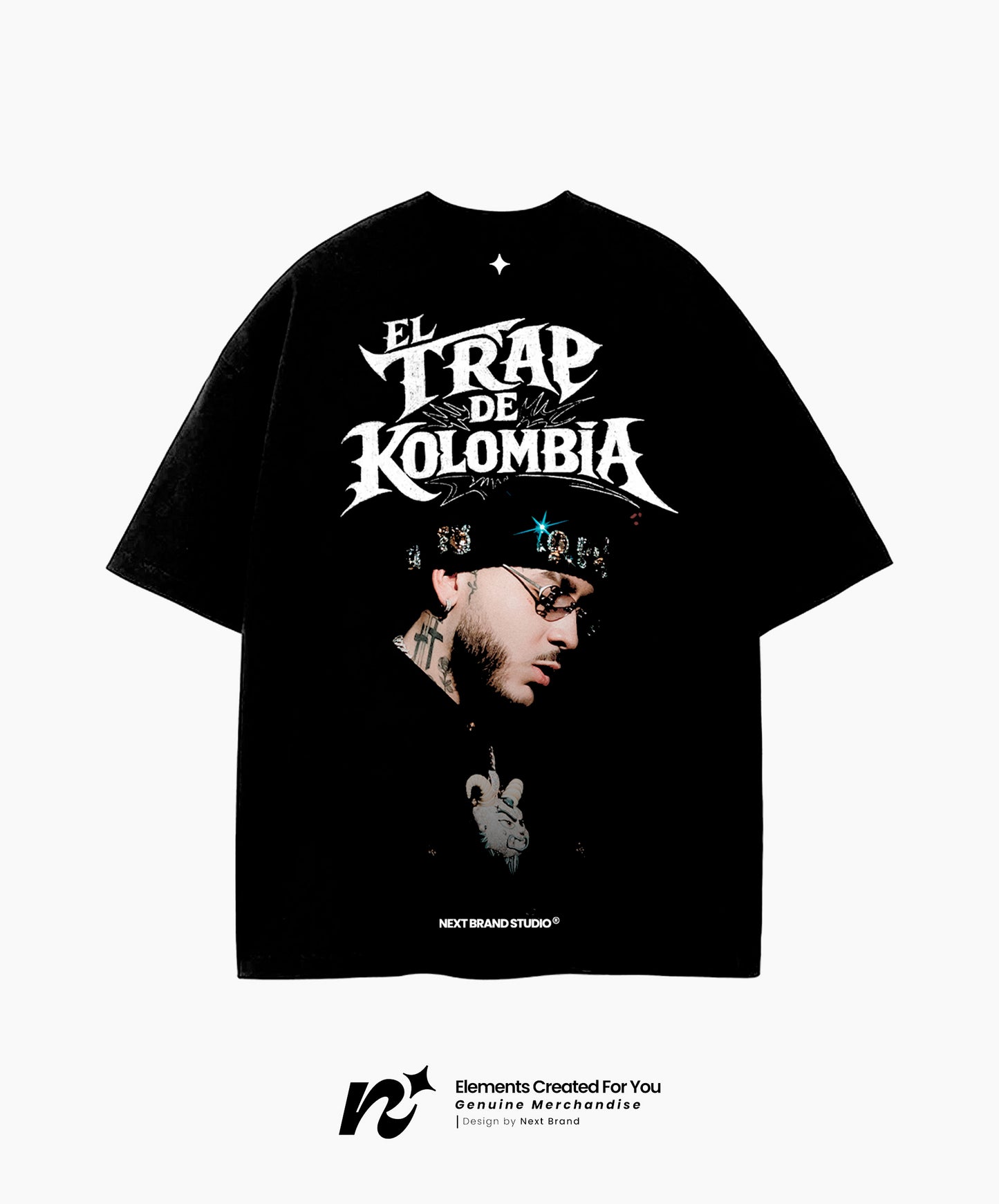 Camiseta Kris R - El Trap de Kolombia