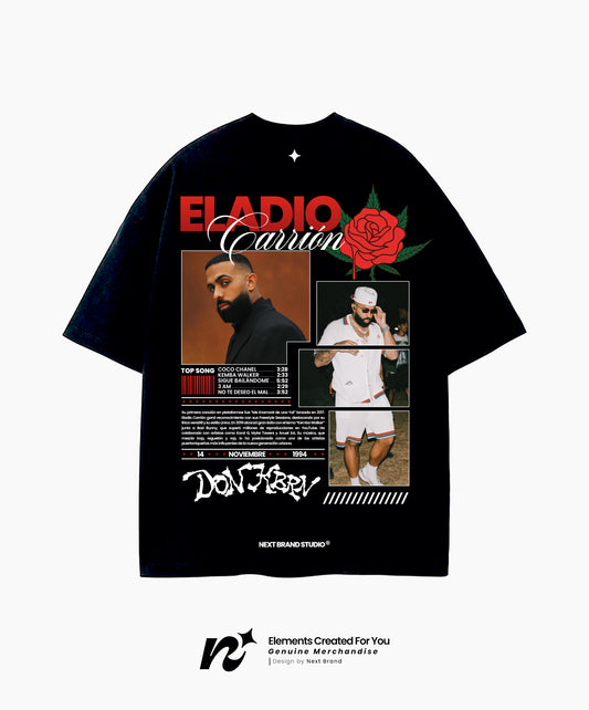 Camiseta Eladio Carrión  - Mosaico Sauce Boyz Negra