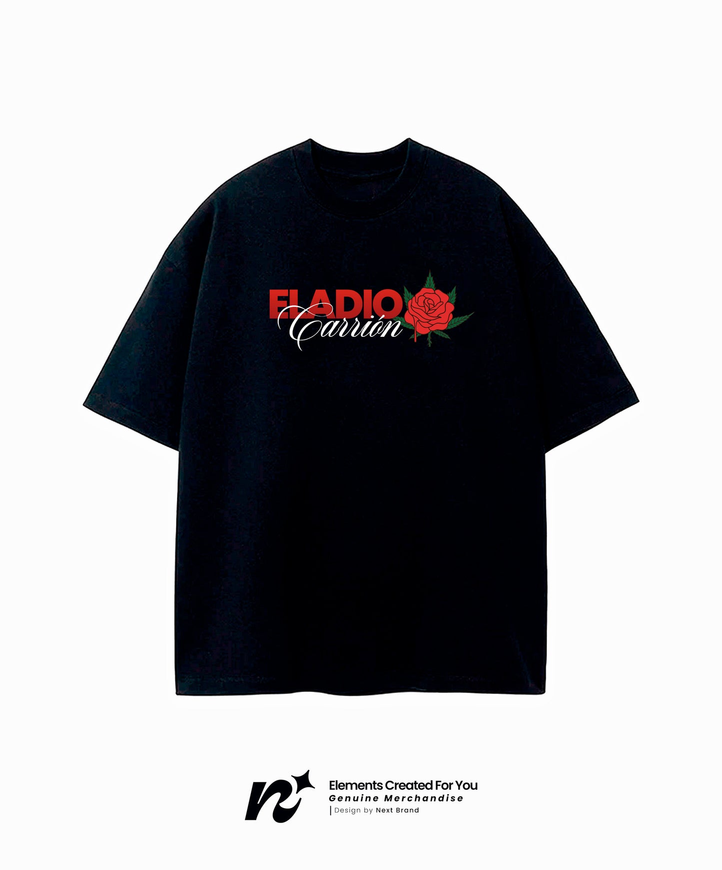 Camiseta Eladio Carrión  - Mosaico Sauce Boyz Negra