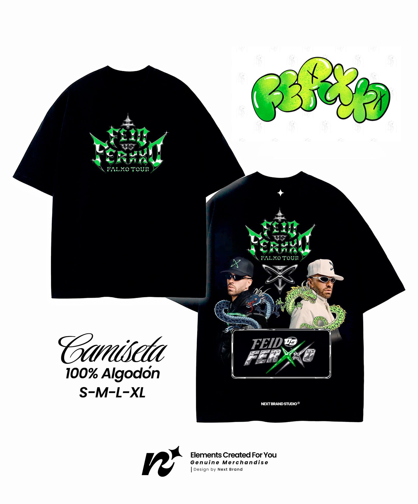 Camiseta “FERXXO Fake Tour 2026”