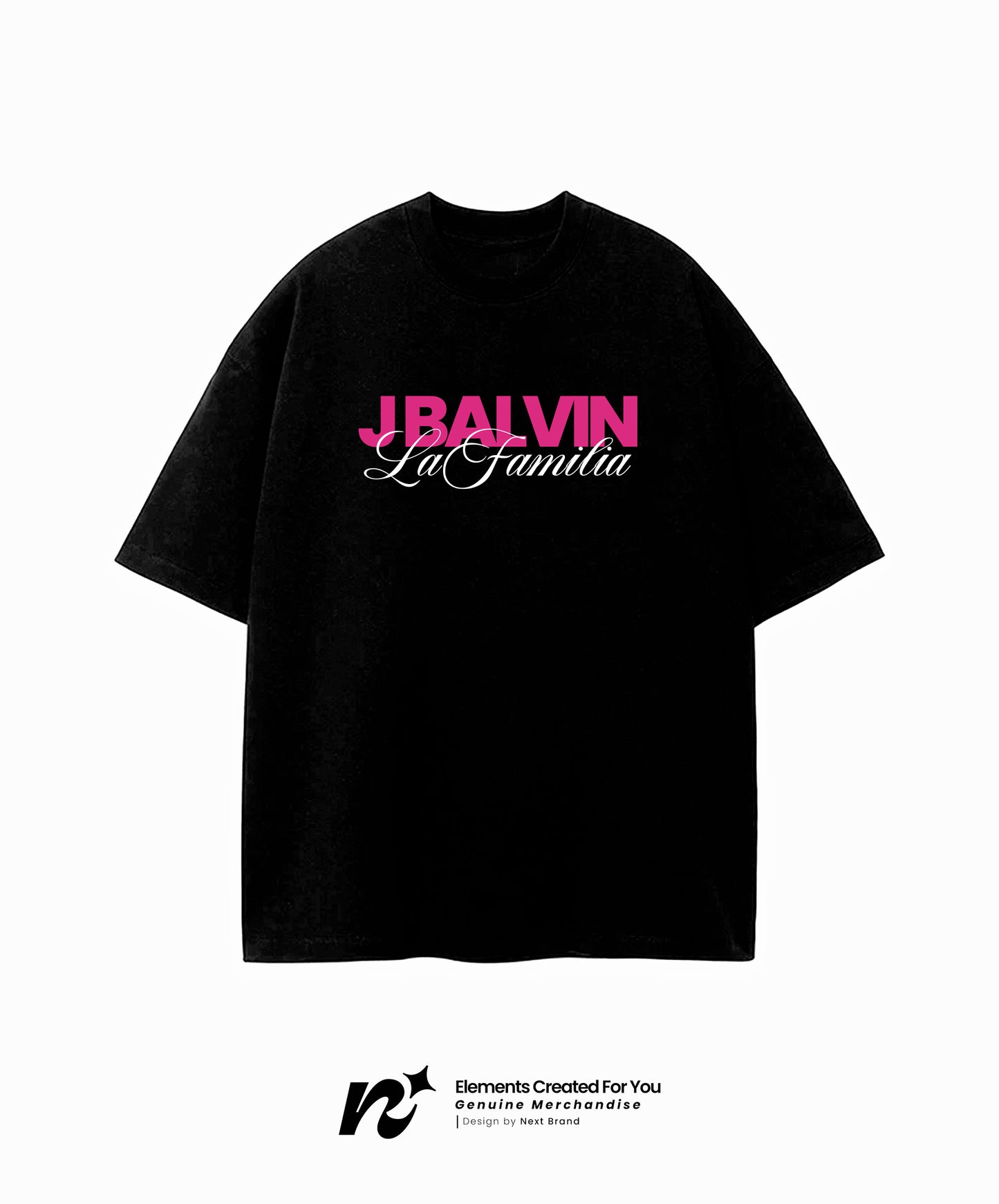 Camiseta Oficial J Balvin - Mosaico Negra