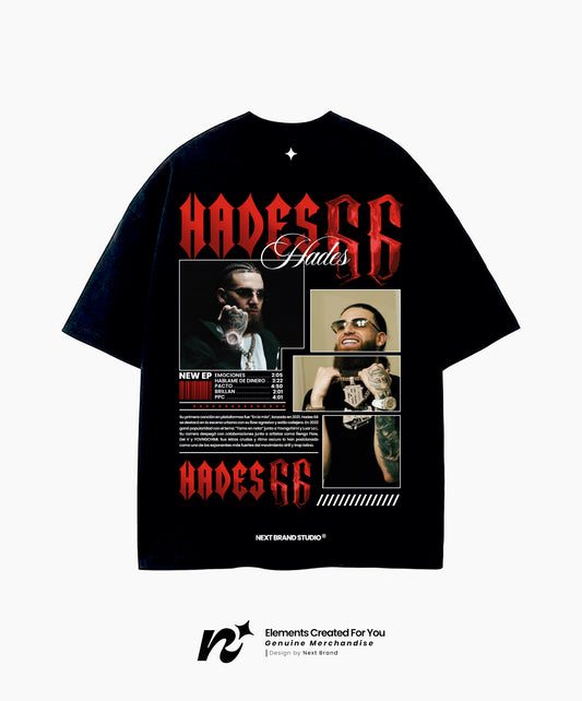 Camiseta Hades66 - Mosaico Negra