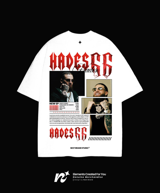 Camiseta Hades66 - Mosaico Blanca