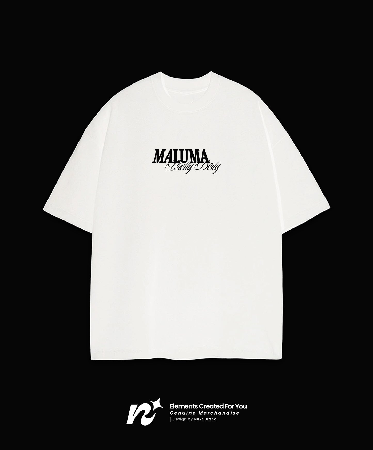 Camiseta Maluma - Más Pretty Blanca