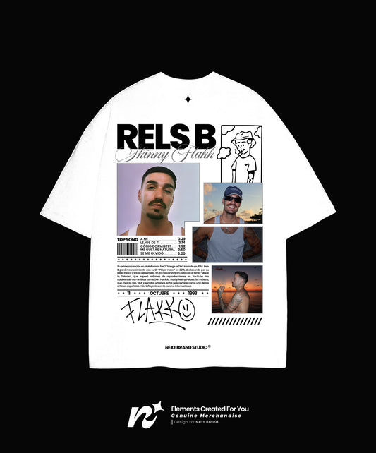 Camiseta Rels B - Mosaico Blanca