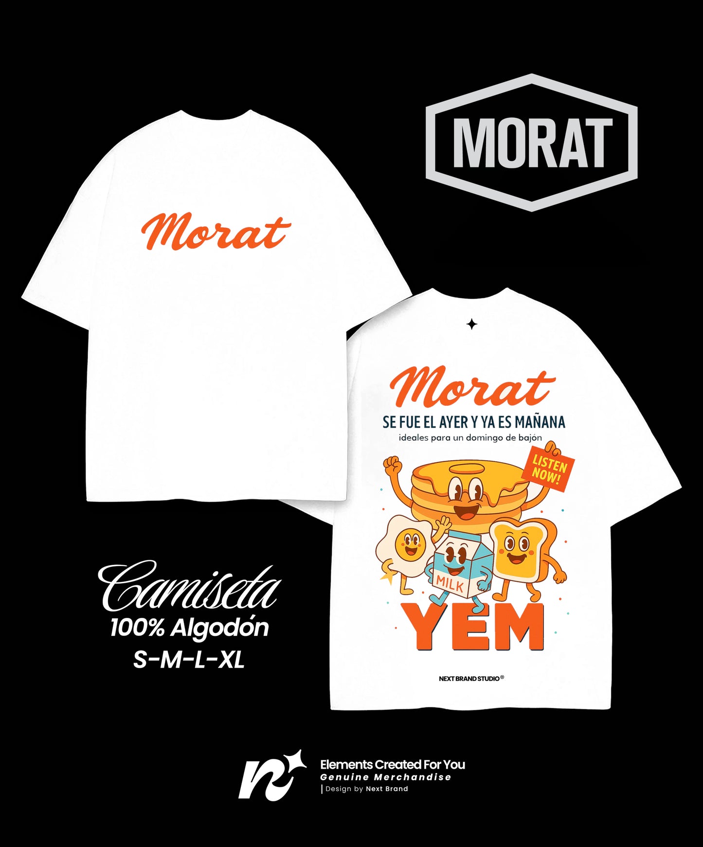 Camiseta Morat - YEM ilustración