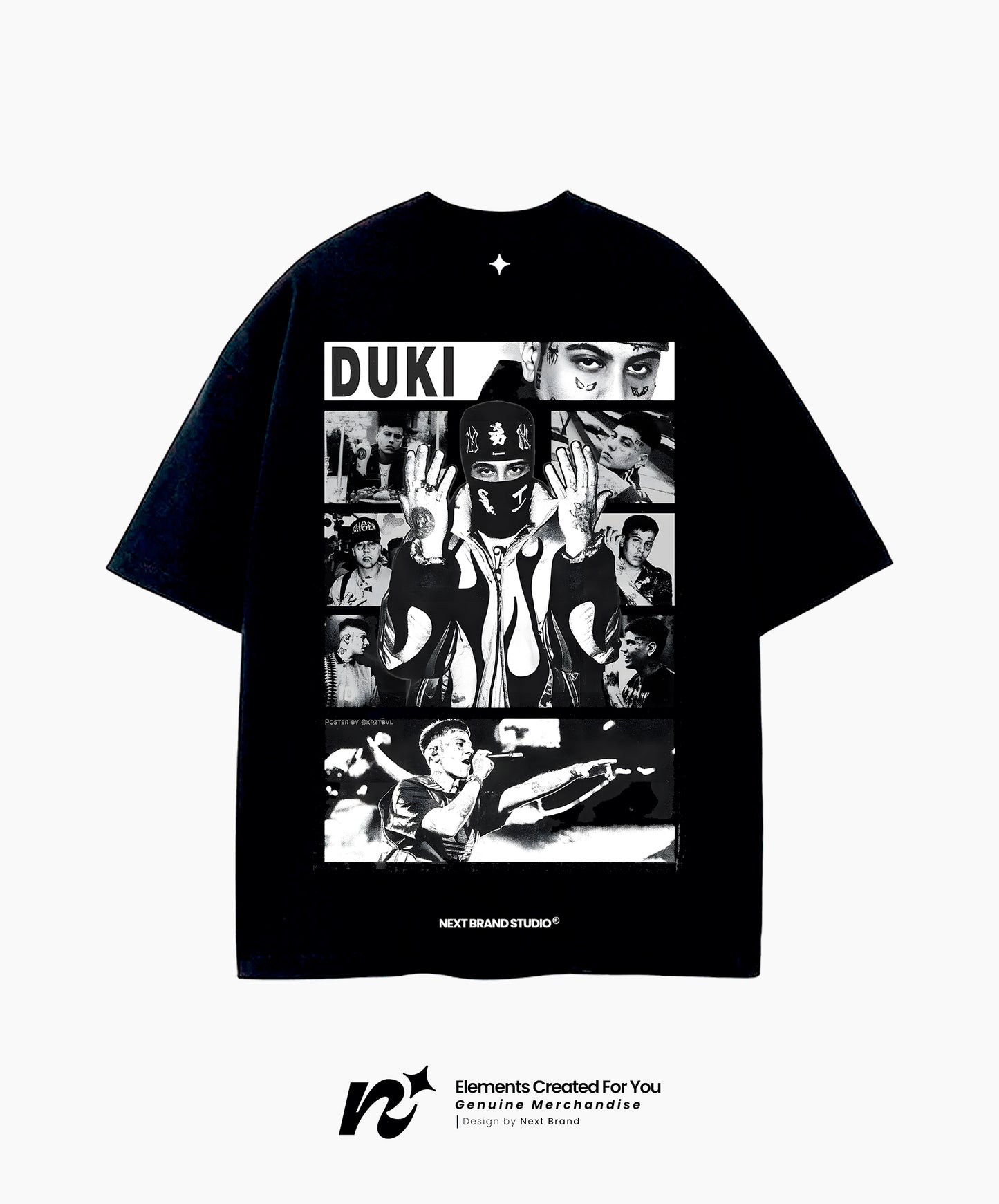 Camiseta Oficial Duki - Mosaico