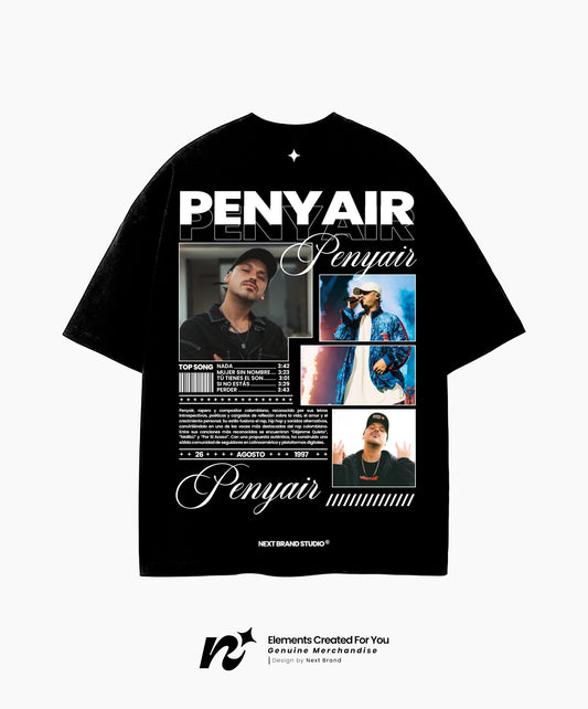 Camiseta Penyair - Mosaico Negra