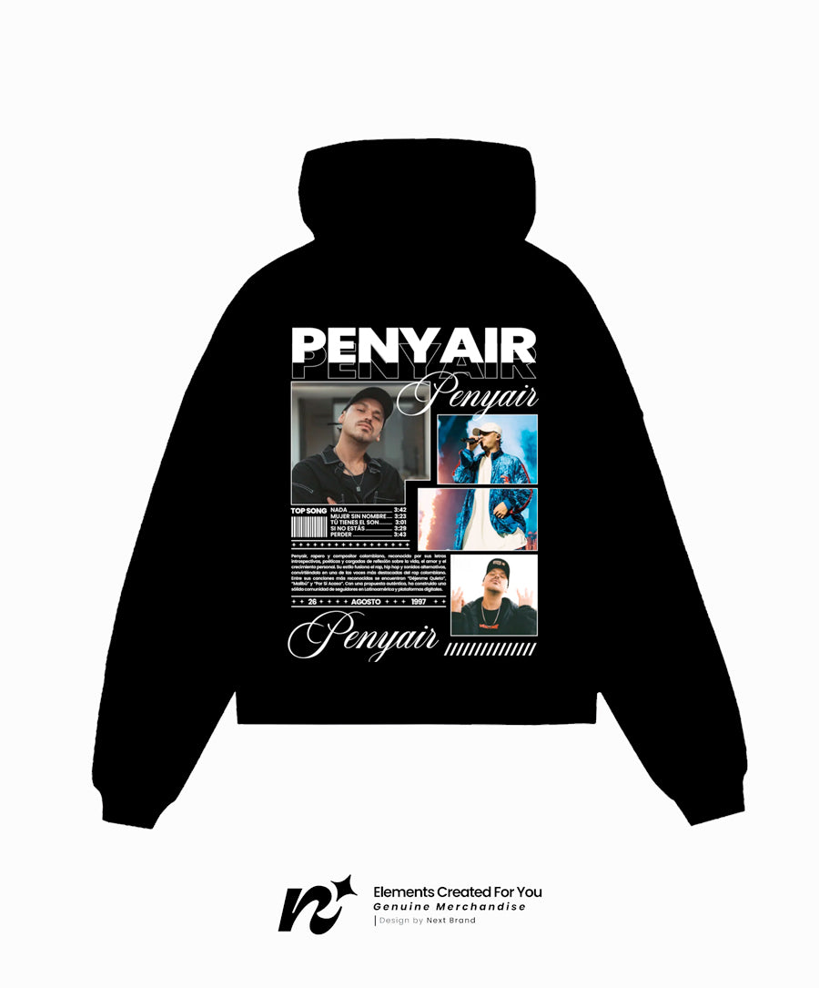 Hoddie Penyair - Mosaico Negra