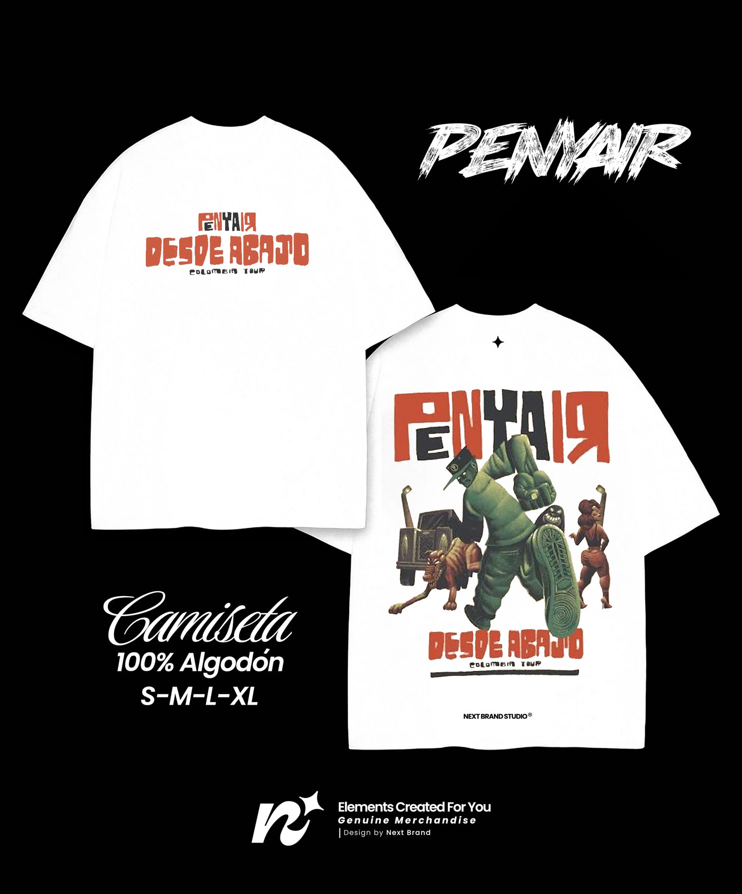 Camiseta Penyair - Colombia Tour