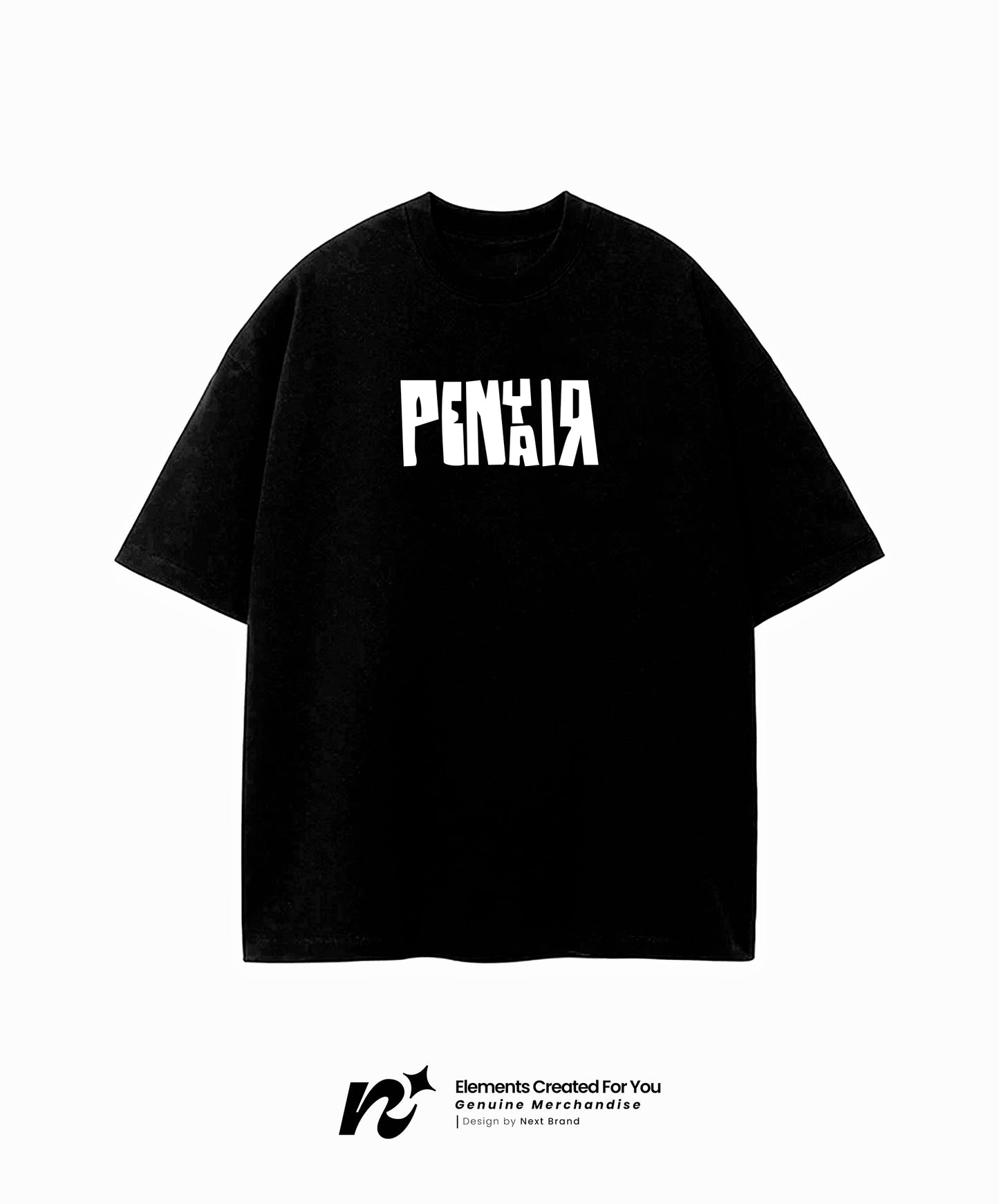 Camiseta Penyair - Mosaico Negra