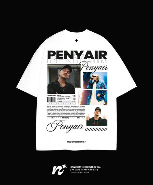 Camiseta Penyair - Mosaico Blanca