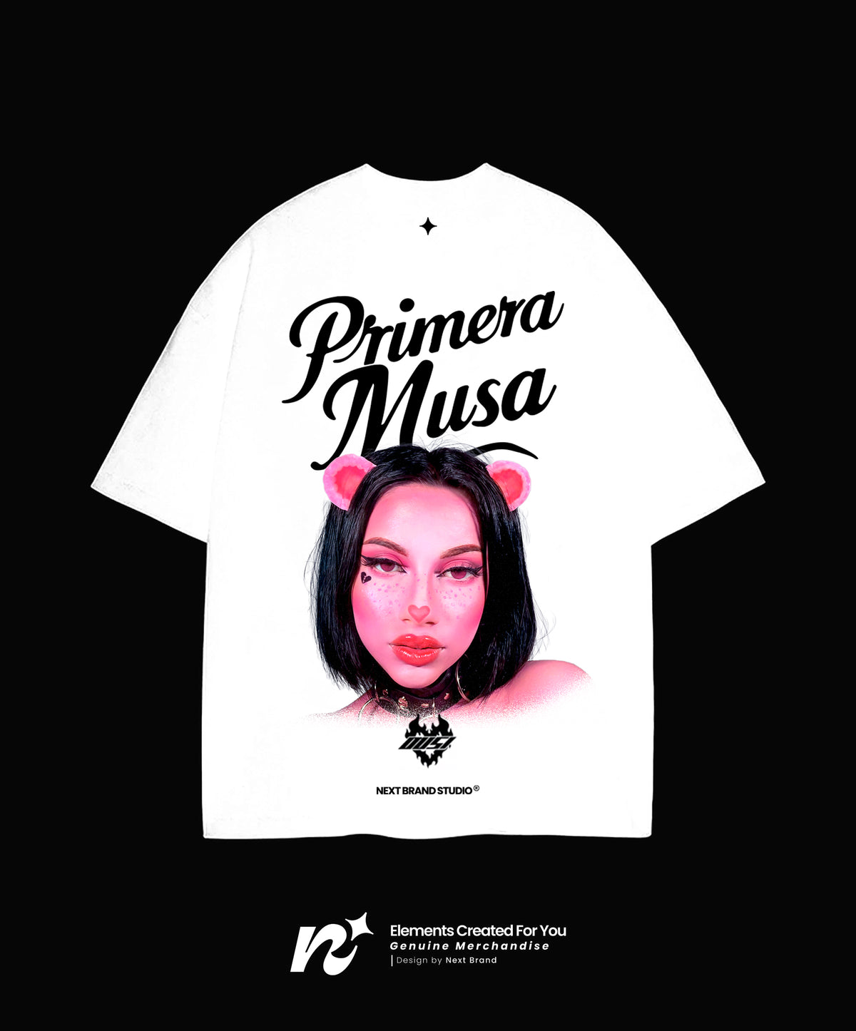 Camiseta Omar Courtz - Primera Musa Blanca