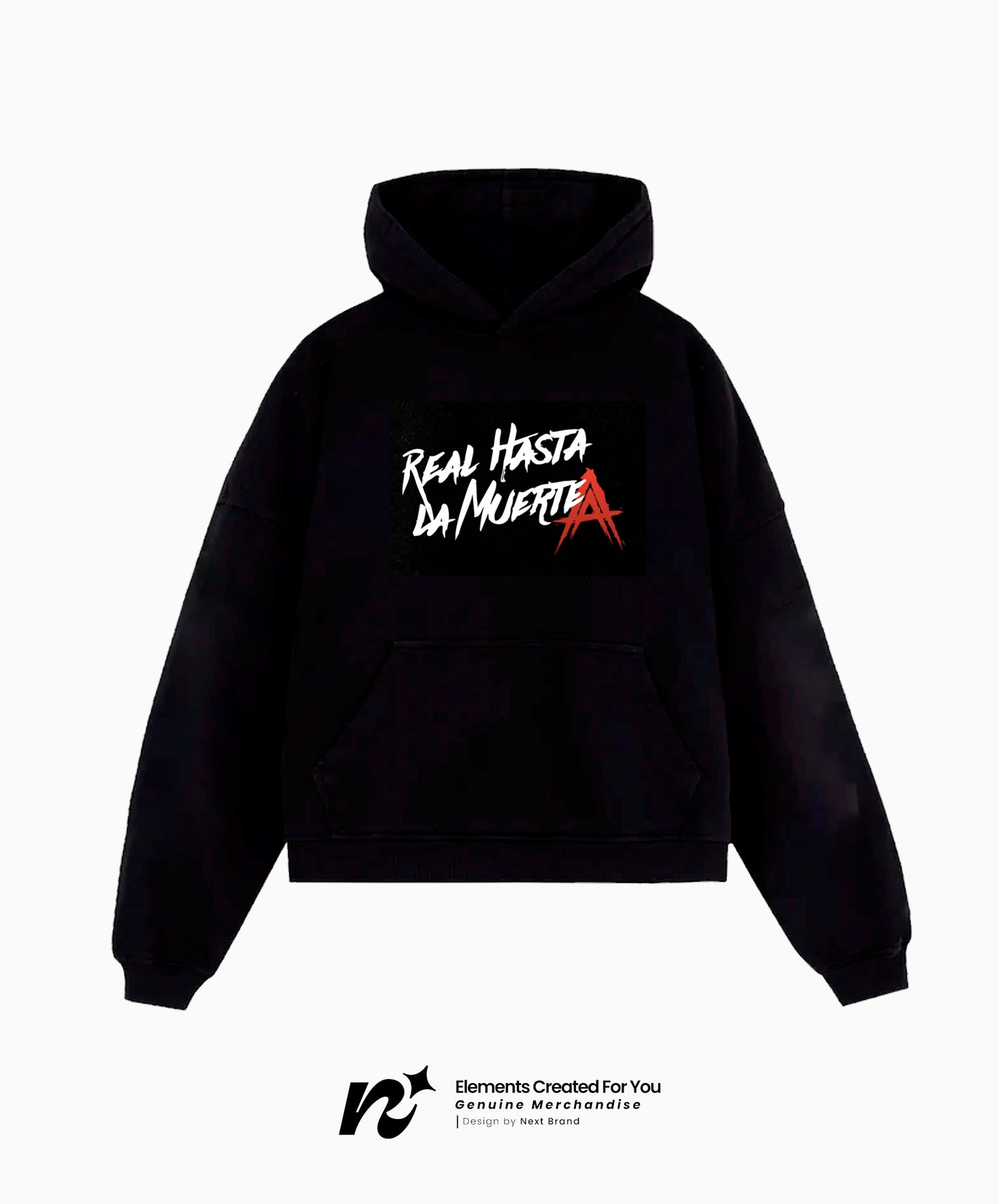 Hoodie Oficial de Anuel AA - Color Negro