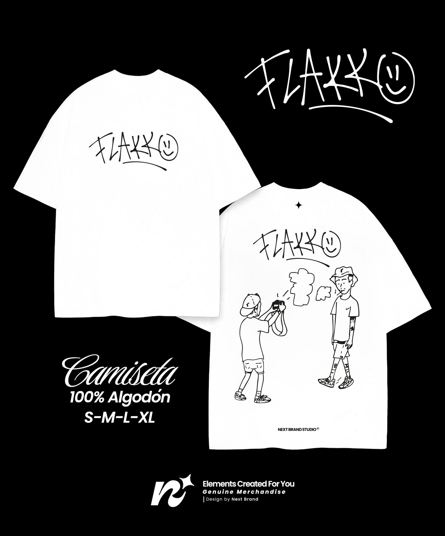 Camiseta Rels B - Player Hater Blanca