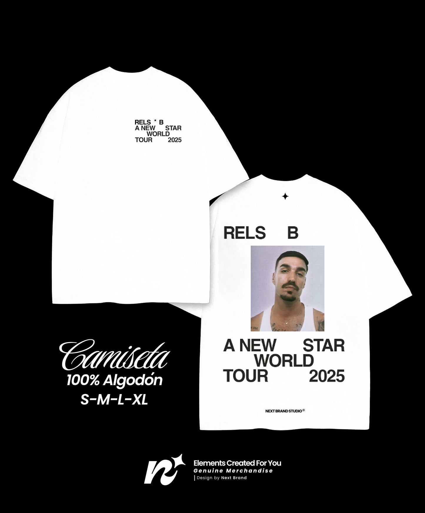 Camiseta Rels B - A New Star World Tour
