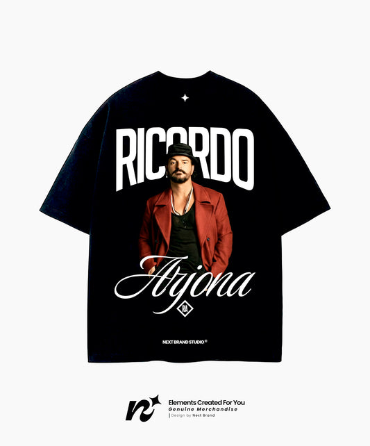 Camiseta Ricardo Arjona - RA Negra