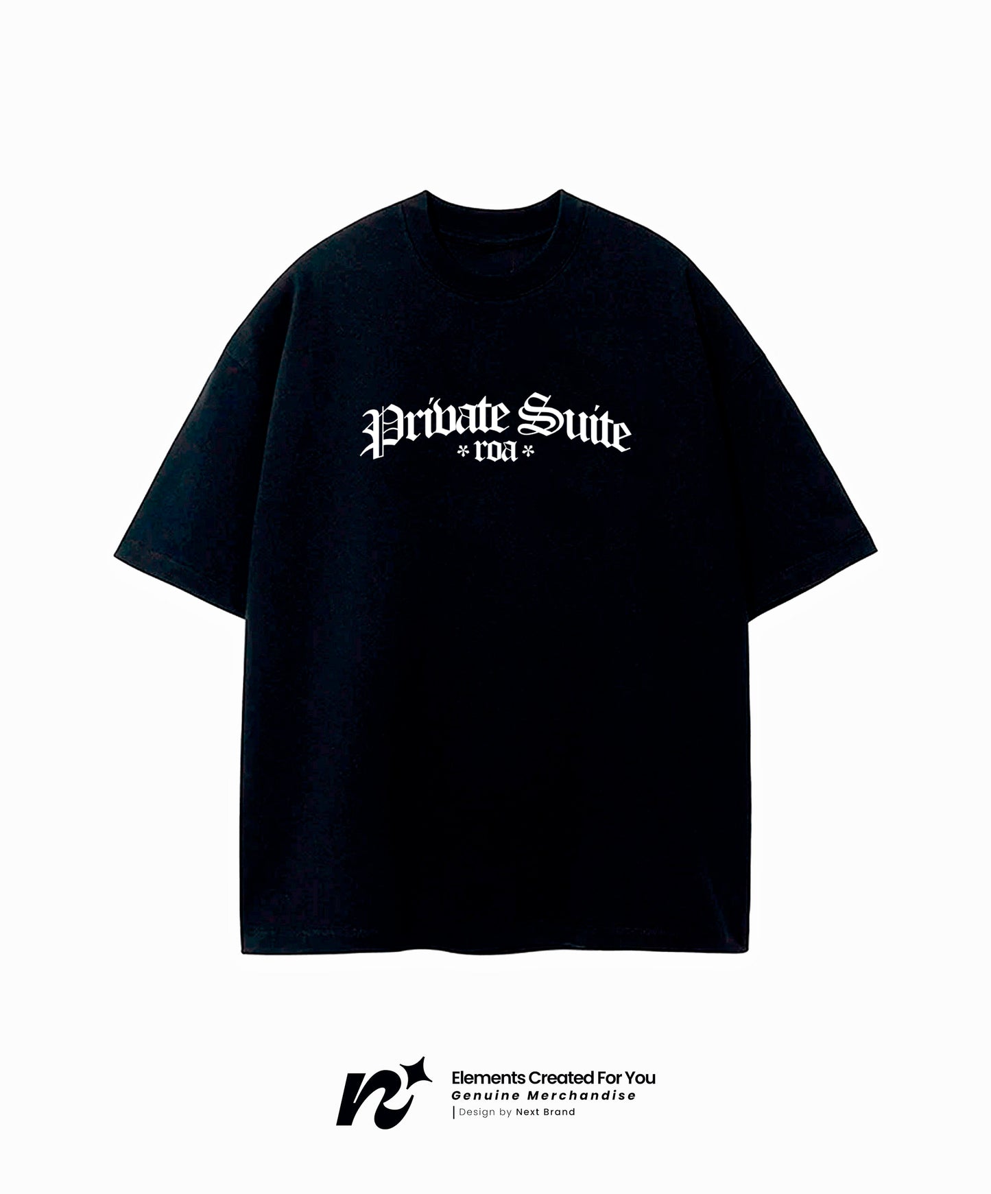 Camiseta Roa - Mosaico Negro