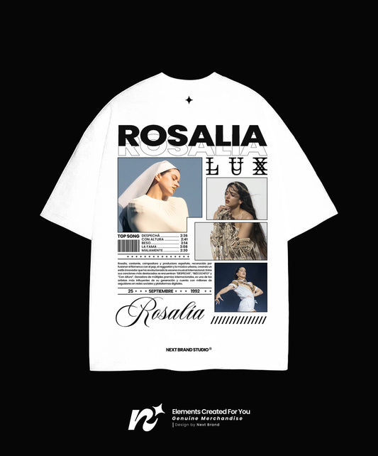 Camiseta Rosalía - Mosaico Blanco
