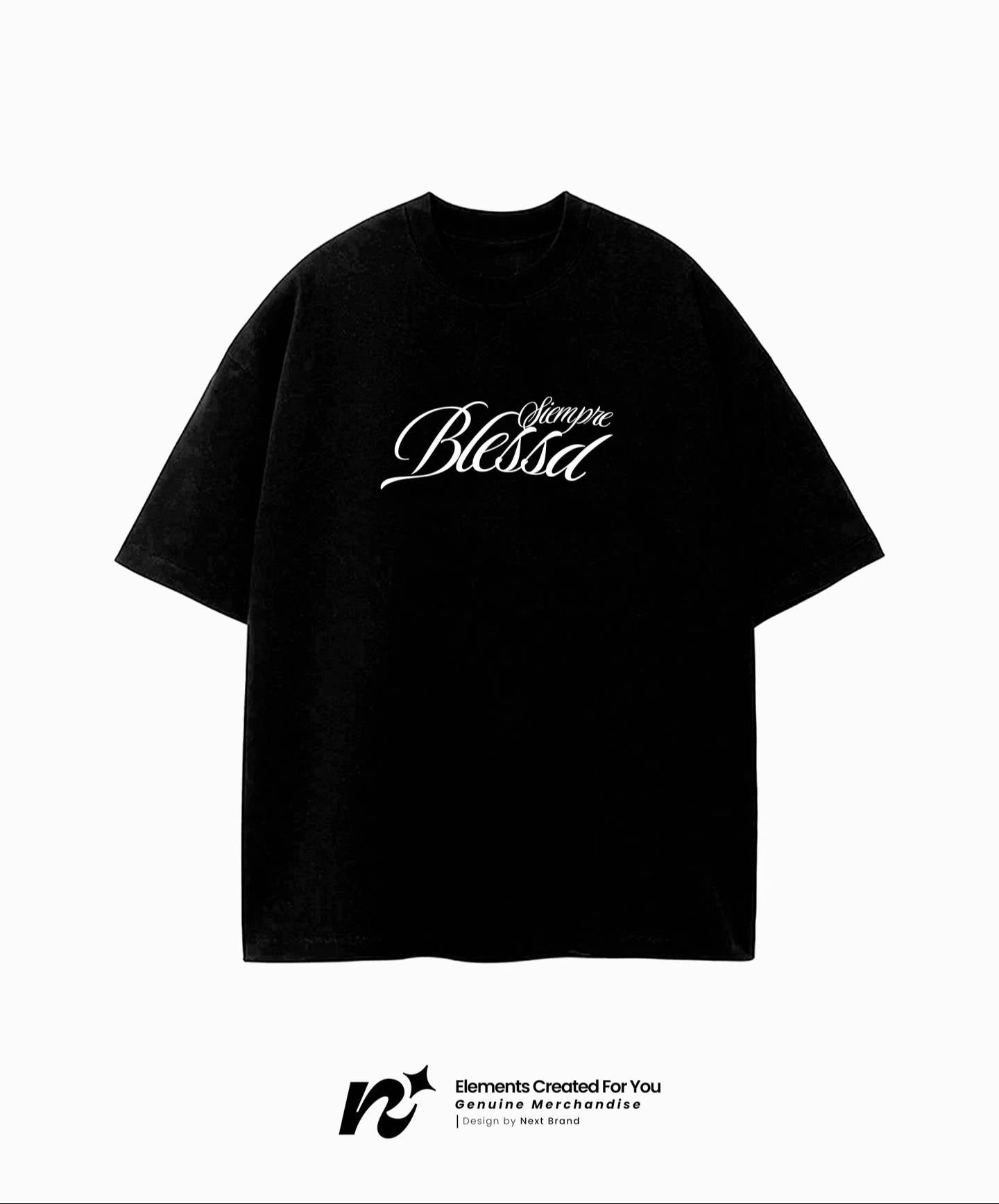 Camiseta Blessd - Siempre Blessd Negro