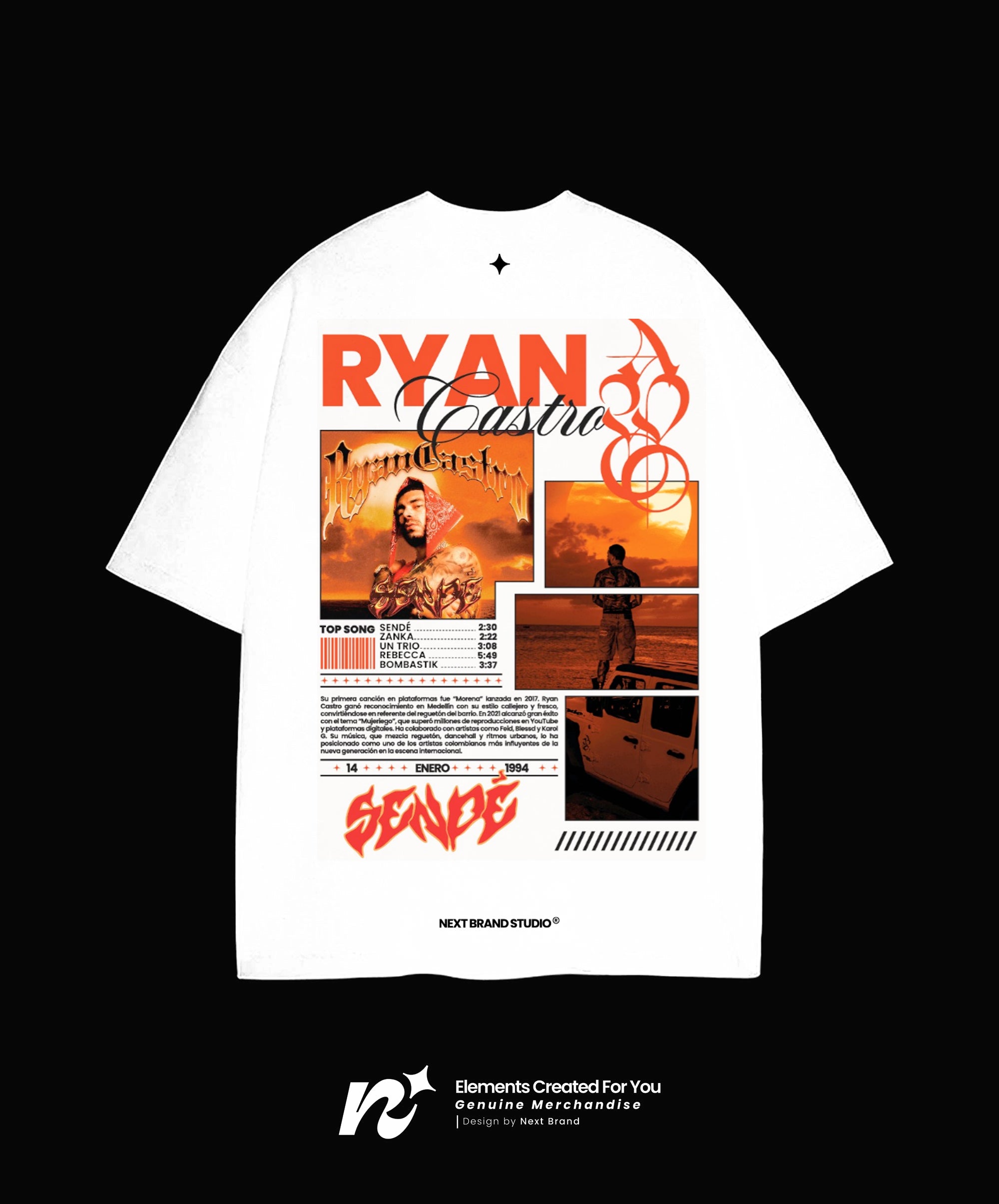 Camiseta Ryan Castro Oficial - SENDE – Next Brand Studio
