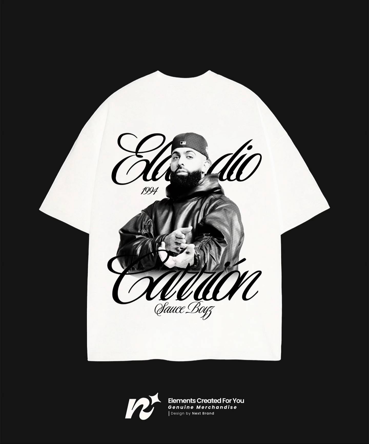 Camiseta Eladio Carrión  - Premium Collection Blanca