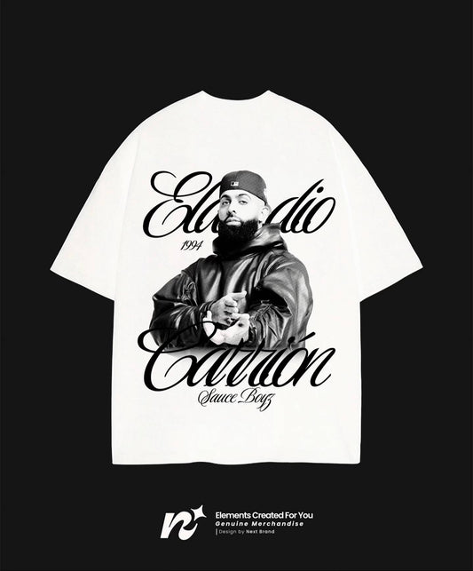 Camiseta Eladio Carrión  - Premium Collection Blanca